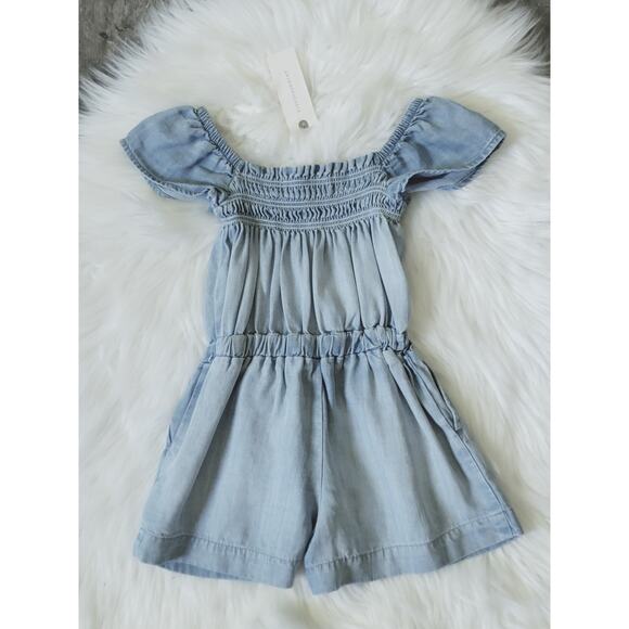 NWT Cloth & Stone Sweet Chambray Romper - 2T - Picture 5 of 8